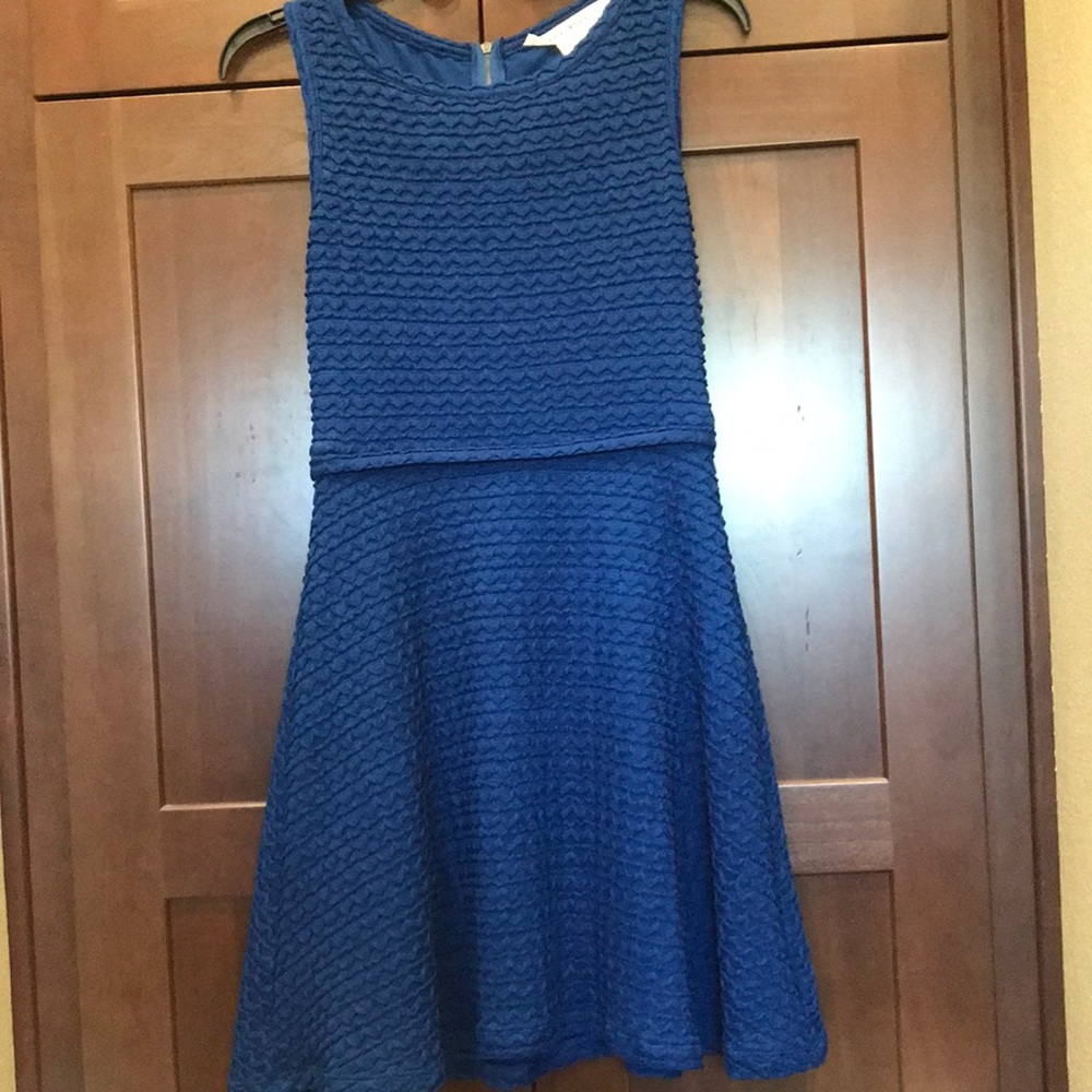 Ladies Max Studio Solid Royal Blue Dress